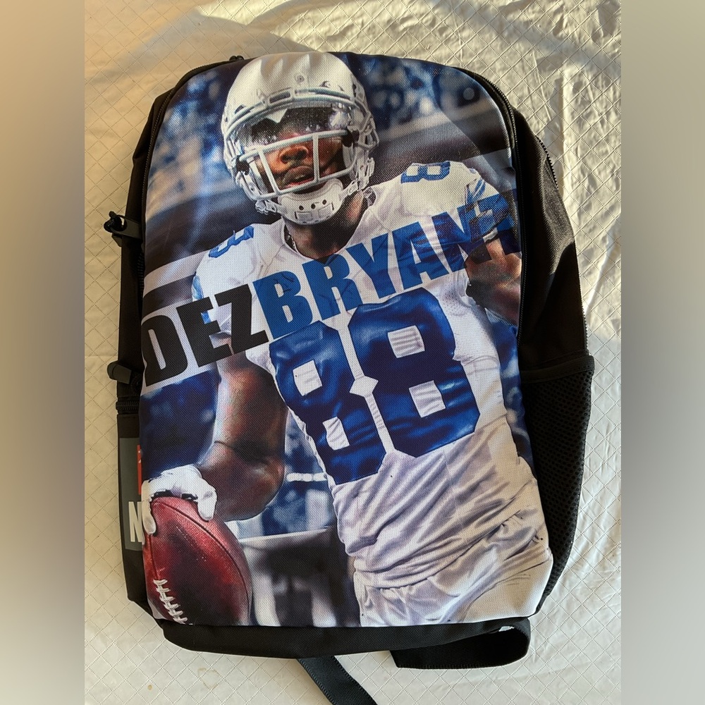 Dez Bryant Black and Blue Men's Backpack